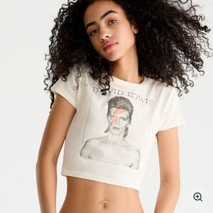 Aeropostale David Bowie Cropped Tee